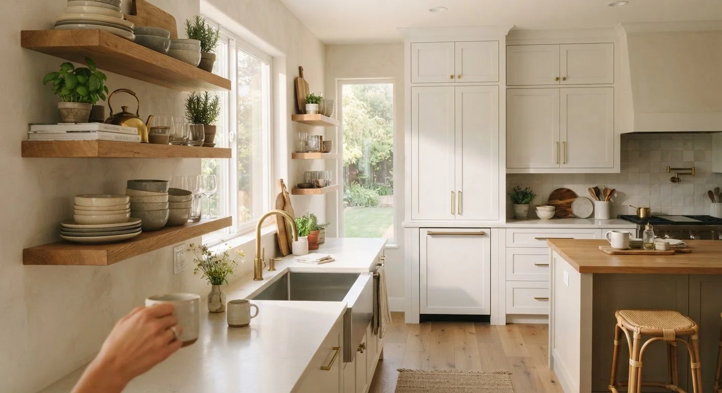 Closed Storage vs. Open Shelving: Choosing What Works for Your Space