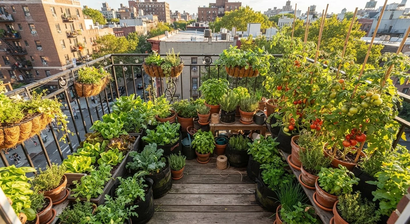 Container Gardening: Balconies, Patios, and Small Spaces That Can Still Grow Food