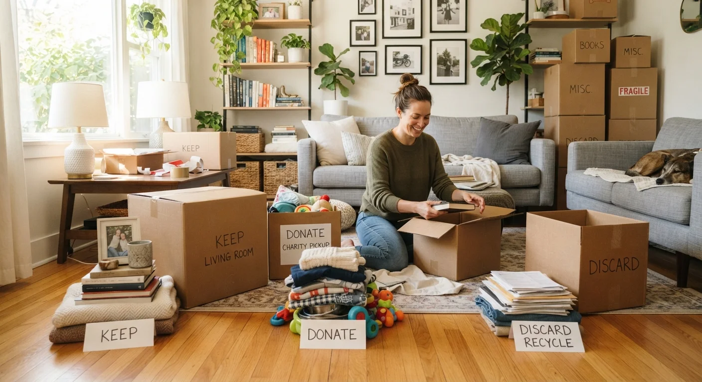 Decluttering Before a Move: A Room-by-Room Checklist