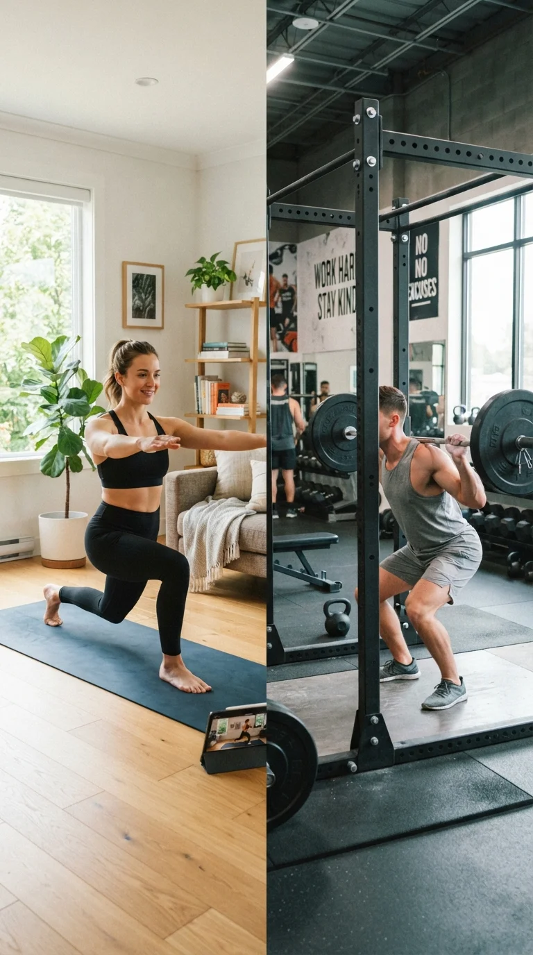 Home Workouts vs. Gym Training: What You Actually Gain from Each