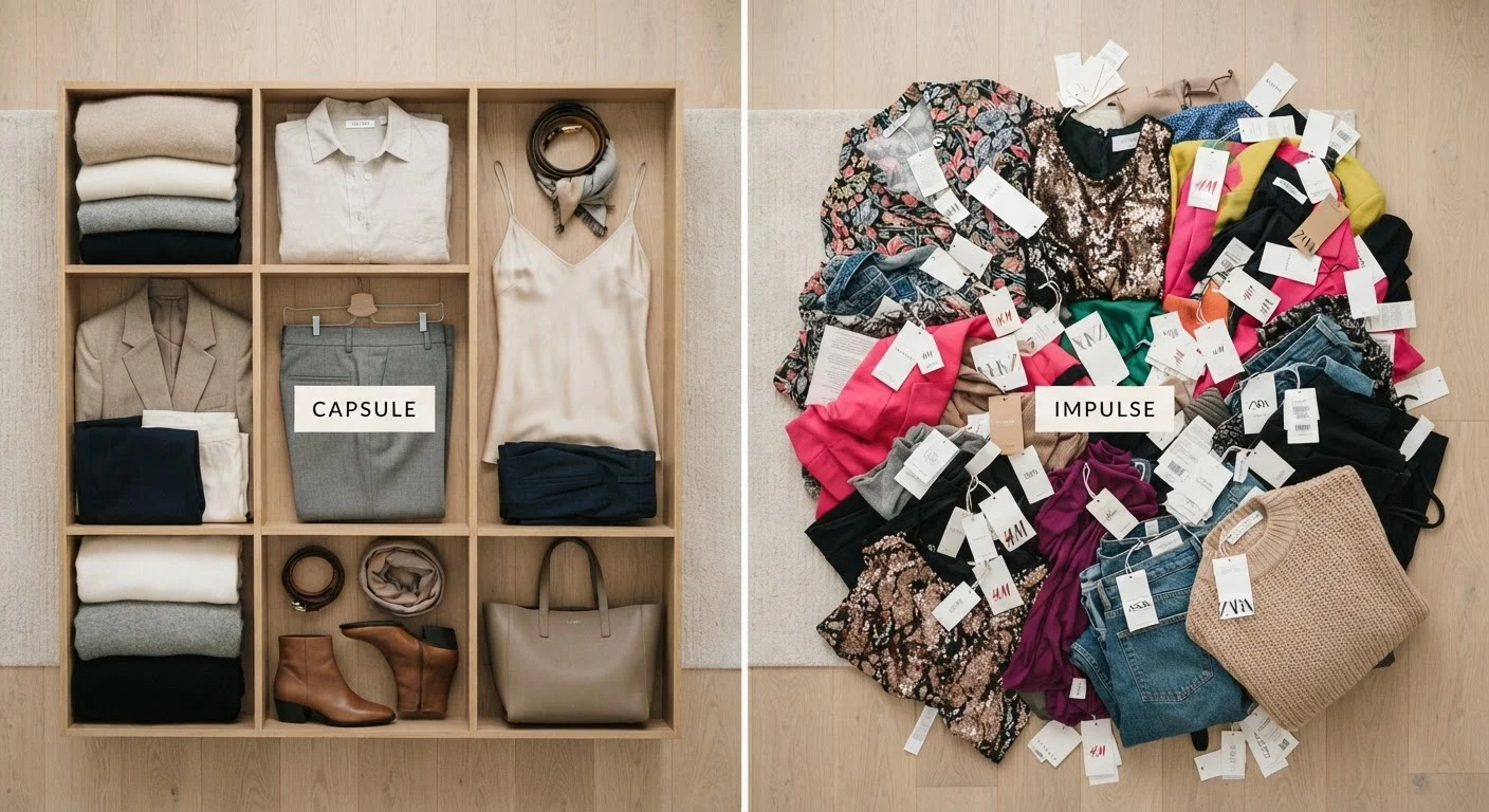 Intentional Shopping Versus Impulsive Buying: How Each Shapes Your Wardrobe Over Time