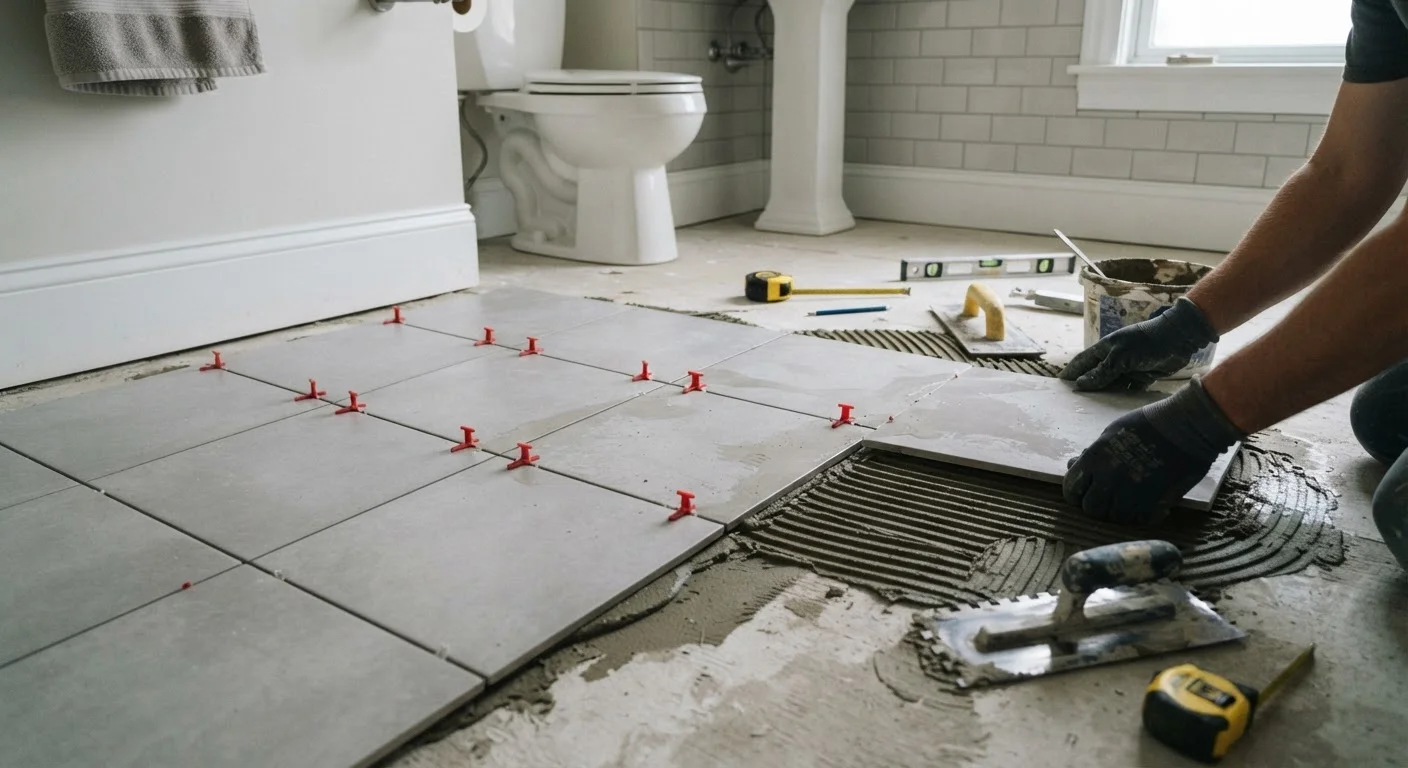 Laying Floor Tiles Without a Professional: What the Process Actually Involves