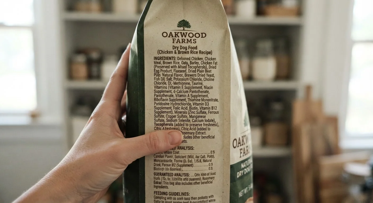 Reading a Pet Food Ingredient List Without Getting Lost