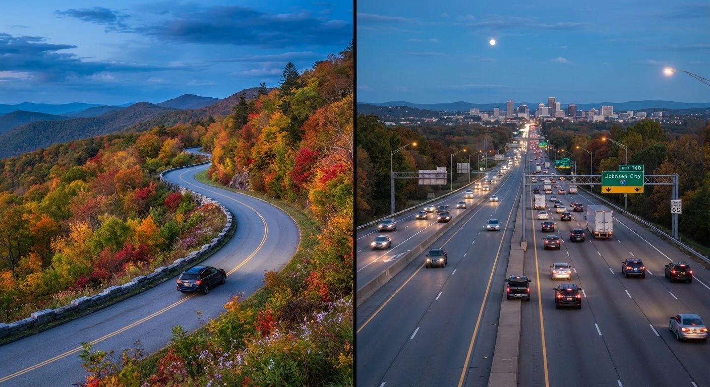 Scenic Routes vs. Interstates: Choosing the Right Road for Your Journey