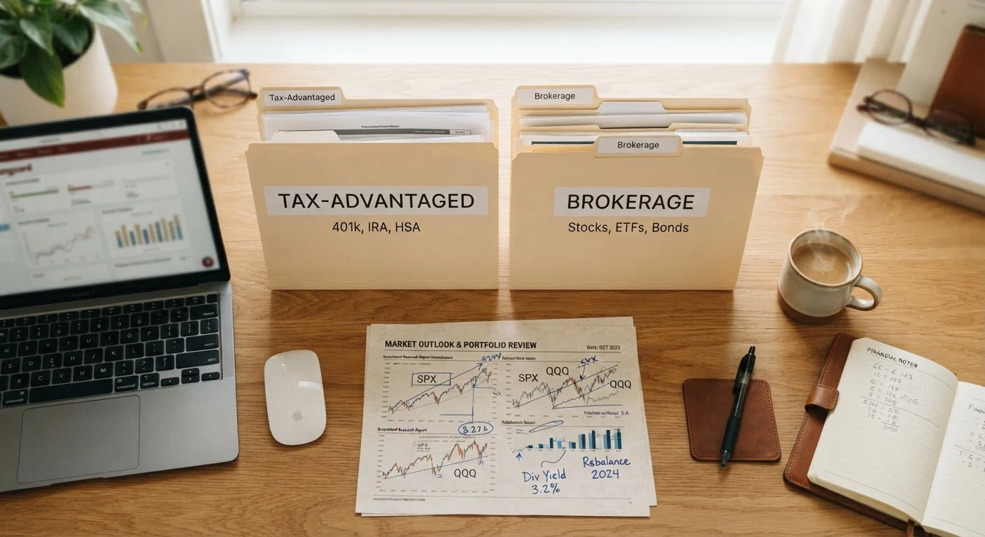 Tax-Advantaged Accounts vs. Standard Brokerage Accounts