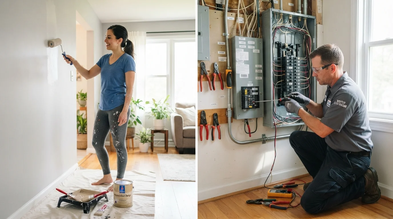 When to DIY and When to Call a Licensed Tradesperson